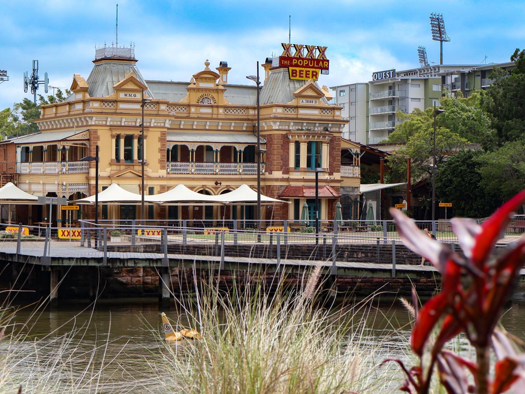 Quest Breakfast Creek Aparthotel Brisbane Exterior foto
