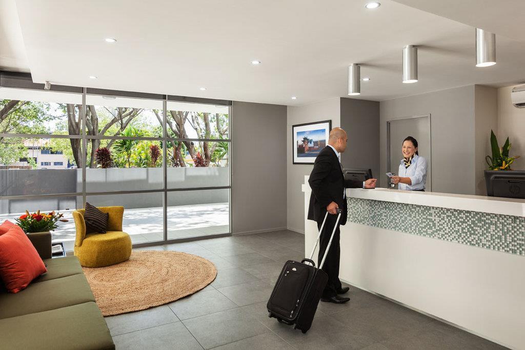 Quest Breakfast Creek Aparthotel Brisbane Interior foto